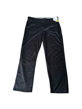 Wearcog Full Length BP2 Men’s Polyester Baseball Pants Black Size Adult X-Large
